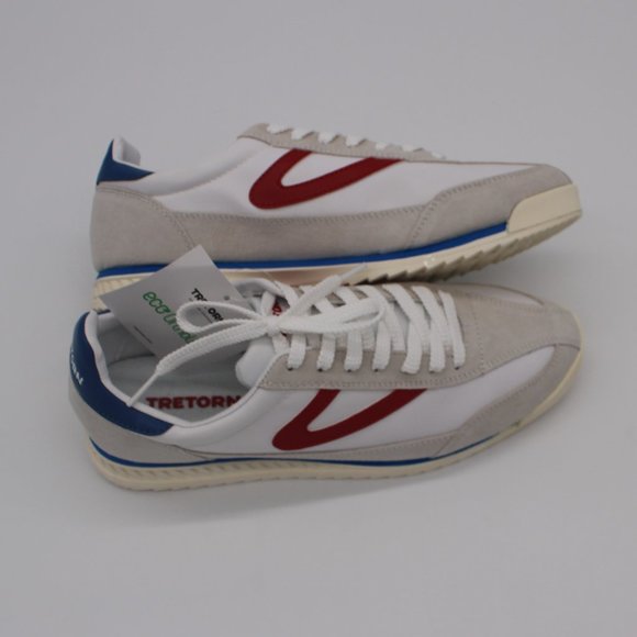TRETORN RAWLINS 3 WHITE/RED/BLUE SNEAKER - Picture 5 of 8